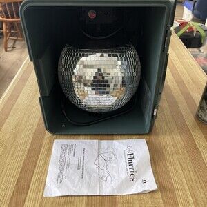 Light Flurries Motorized Disco Ball Ball in a Box- Tested *READ*